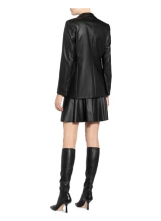 Hugo Blazer Ariesa In Lederoptik schwarz