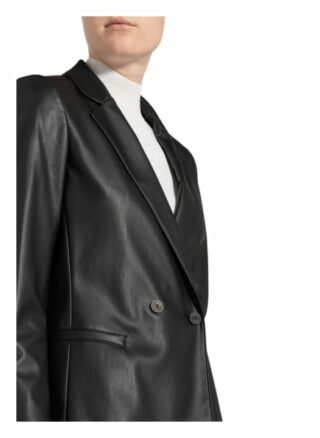 Hugo Blazer Ariesa In Lederoptik schwarz