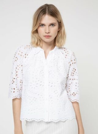 Hugo Bluse Eisha weiss