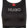 Hugo Cropped-Top Dimsum schwarz