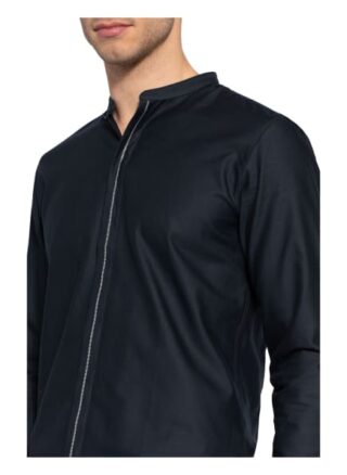 Hugo Hemd Enrique Extra Slim Fit Mit Stehkragen schwarz
