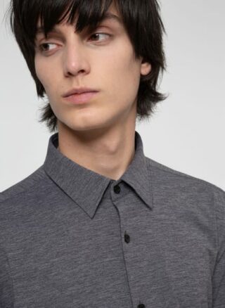 HUGO Ermo Casual-Hemd Herren, Grau