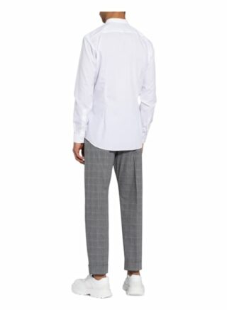 Hugo Hemd Kaleb Slim Fit Mit Stehkragen weiss