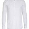 Hugo Hemd Kaleb Slim Fit Mit Stehkragen weiss