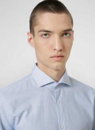 HUGO Kason Business-Hemd Herren, Blau