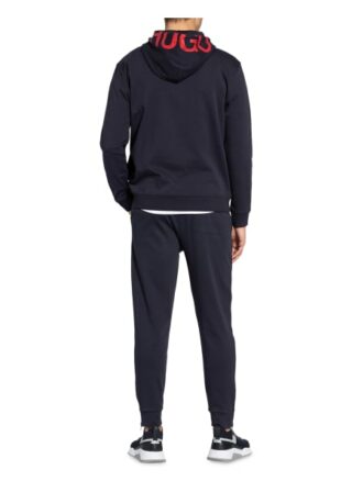 HUGO Dayfun Hoodie Herren, Blau