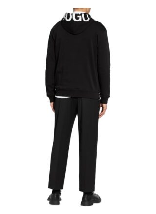 HUGO Dayfun Hoodie Herren, Schwarz