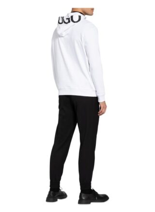 HUGO Dayfun Hoodie Herren, Weiß