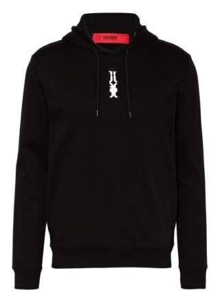 HUGO Dondy Hoodie Herren, Schwarz