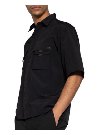 Hugo Kurzarm-Hemd Ermilio Comfort Fit schwarz