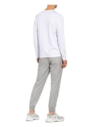HUGO Derol Longsleeve Herren, Weiß
