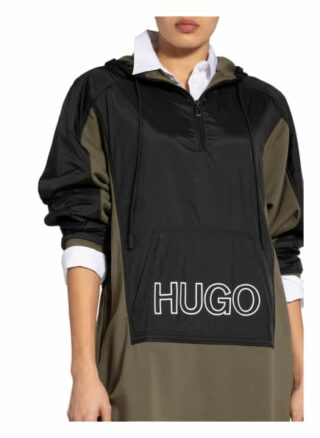 Hugo Oversized-Hoodie beige