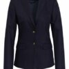 Hugo Piqué-Blazer The Long Jacket-2 blau