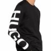 HUGO demeos211 Longsleeve Herren, Schwarz