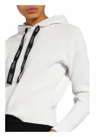 Hugo Strick-Hoodie Sessamee weiss
