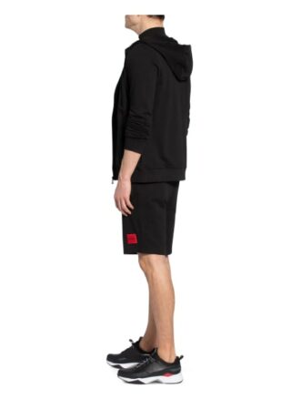 HUGO Daple Hoodie Herren, Schwarz