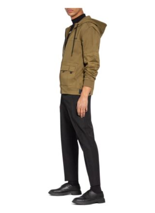 Hugo Sweatjacke Daroon Als Weste Tragbar gruen