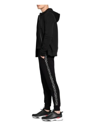 HUGO Durdie Sweatjacke Herren, Schwarz