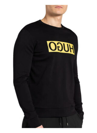 HUGO Dicago Sweatshirt Herren, Schwarz