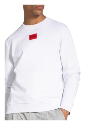 HUGO Diragol Sweatshirt Herren, Weiß
