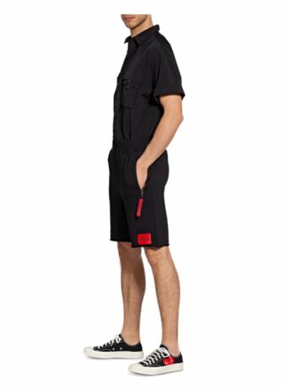 Hugo Sweatshorts Dactus schwarz