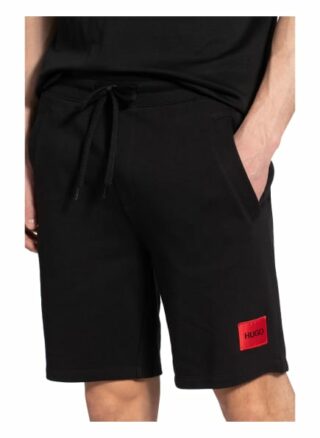 Hugo Sweatshorts Diz schwarz