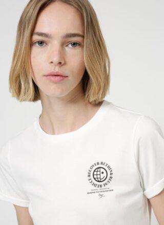 Hugo T-Shirt The Earth Tee weiss