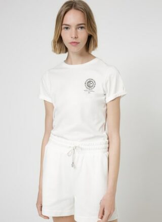 Hugo T-Shirt The Earth Tee weiss