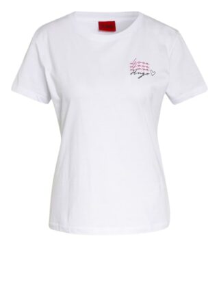 Hugo T-Shirt The Regular Tee weiss