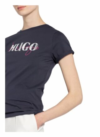 HUGO The Slim Tee T-Shirts Damen, Blau