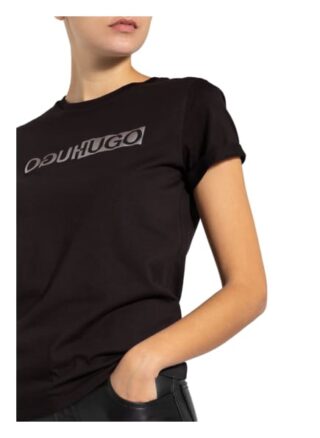 Hugo T-Shirt The Slim Tee schwarz