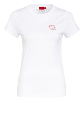 HUGO T-Shirts Damen, Weiß