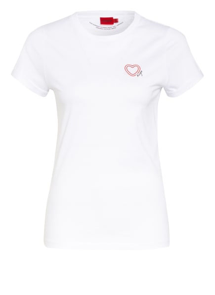 HUGO T-Shirt Damen, Weiß
