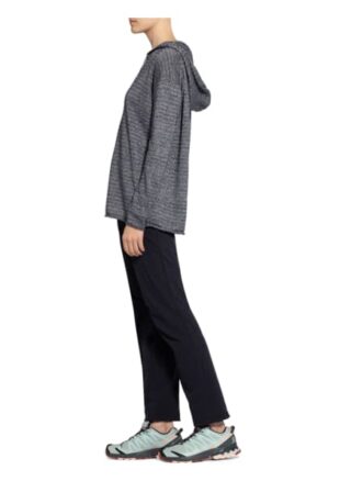 Icebreaker Strick-Hoodie Flaxen Mit Leinen Und Merinowolle blau