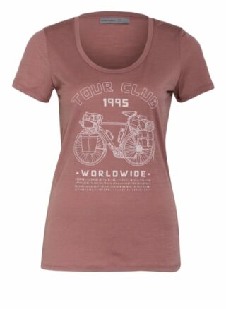 Icebreaker T-Shirt Tech Lite Aus Merinowolle rosa