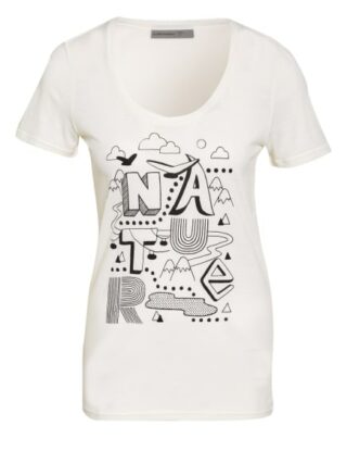 Icebreaker T-Shirt Tech Lite Mit Merinowolle weiss