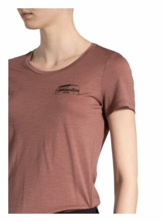 Icebreaker T-Shirt TechLite Mit Merinowolle rosa