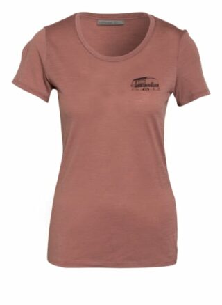 Icebreaker T-Shirt TechLite Mit Merinowolle rosa