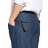 Incotex 7/8-Chino Im Jogging-Stil Carrot Fit blau