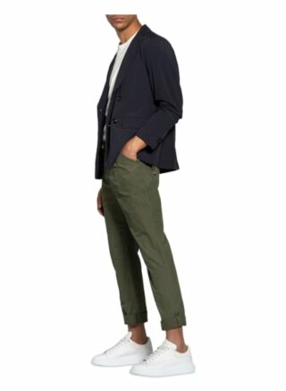 Incotex 7/8-Chino Im Jogging-Stil Carrot Fit gruen