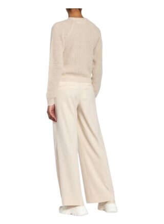 Inwear Strickjacke Amari Mit Schmucksteinbesatz beige