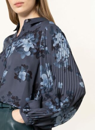 Iris Von Arnim Bluse Flora blau