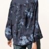 Iris Von Arnim Bluse Flora blau