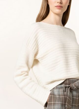 Iris Von Arnim Cashmere-Pullover Ada weiss