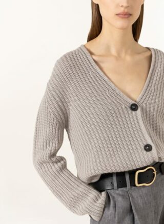Iris Von Arnim Cashmere-Strickjacke Aurora beige