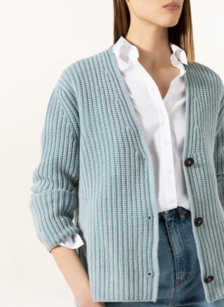 Iris Von Arnim Cashmere-Strickjacke Aurora blau