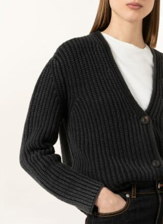Iris Von Arnim Cashmere-Strickjacke Aurora schwarz