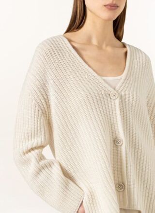 Iris Von Arnim Cashmere-Strickjacke Aurora weiss