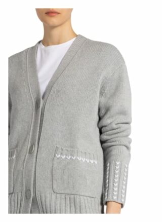 Iris Von Arnim Cashmere-Strickjacke Zahara grau