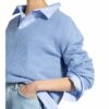 Iris Von Arnim Pullover Mit Seide Und Cashmere blau